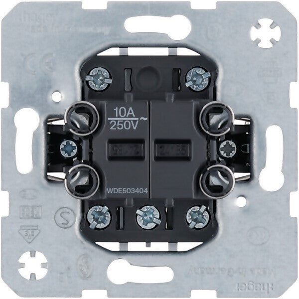 Hager Gruppen-Wippentaster Unterputz, Modul-Ein WDE503404
